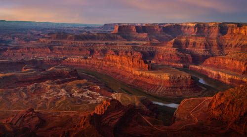 Dawn at Dead Horse Point State Park, Utah