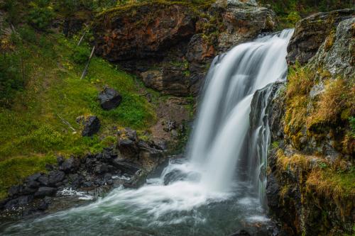 Moose Falls, Yellowstone National Park, Wyoming