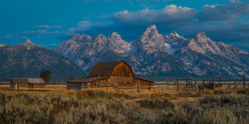 Sunrise in Grand Teton National Park, Wyoming